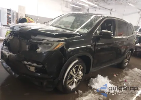 2016 Honda Pilot Ex-L z USA, uszkodzony, nr VIN 5FNYF5H8XGB016730